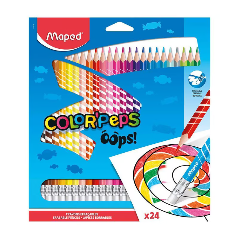 COLORES BORRABLES X24 MAPED