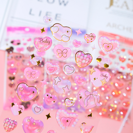 STICKERS LOVELY HEART