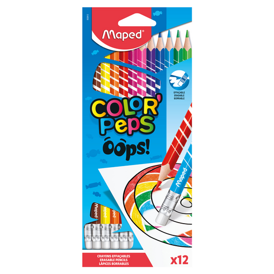 COLORES BORRABLES X12 MAPED